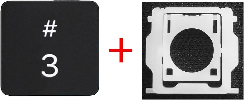 GRMTRV Replacement Individual Key Cap Hinge for MacBook Air 13'' 15'' M3 M4 A3113 A3114 A3240 A3241, 14'' 16'' Pro/Max M4 A3185 A3186 A3401 A3112 A3403 2024-2025 (3) - Image 4